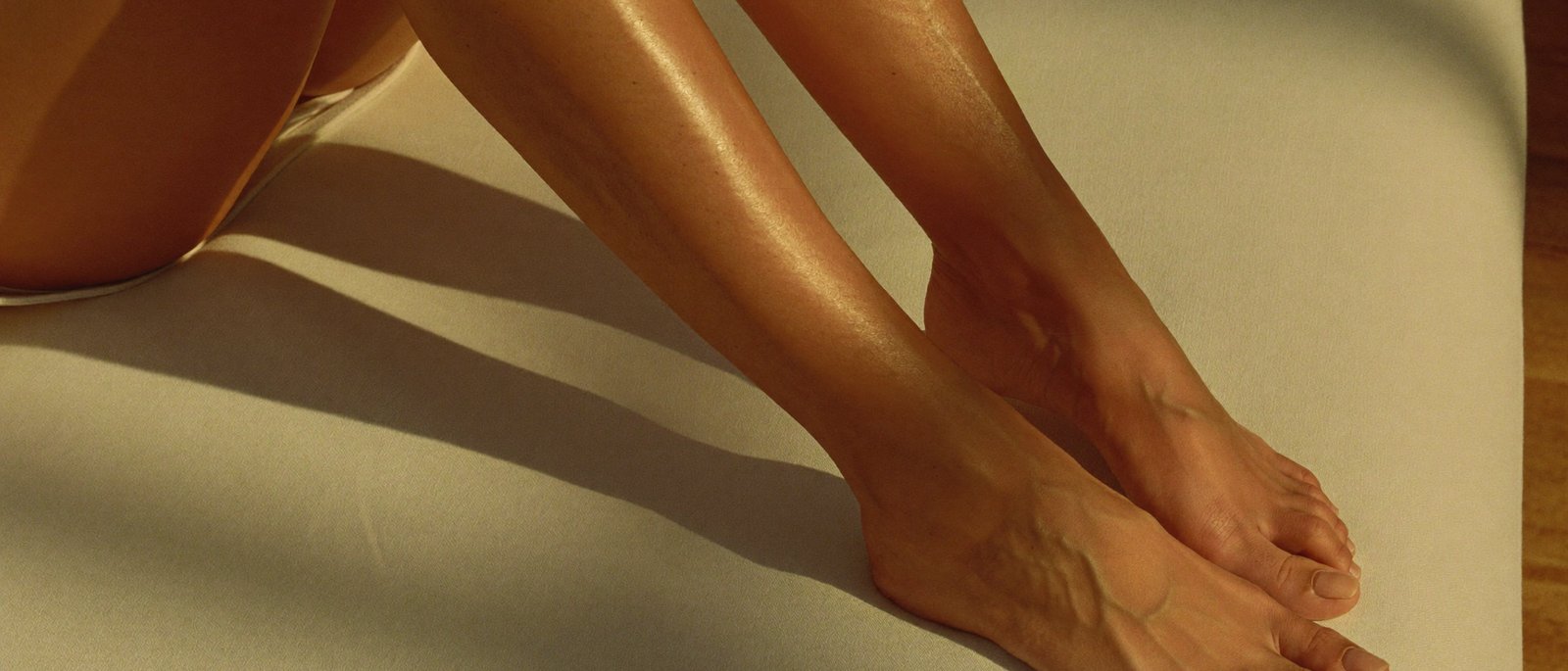 Smooth legs in warm light