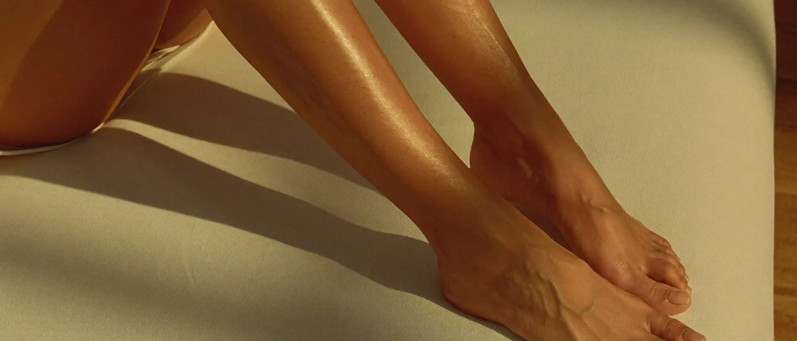 Smooth legs in warm light
