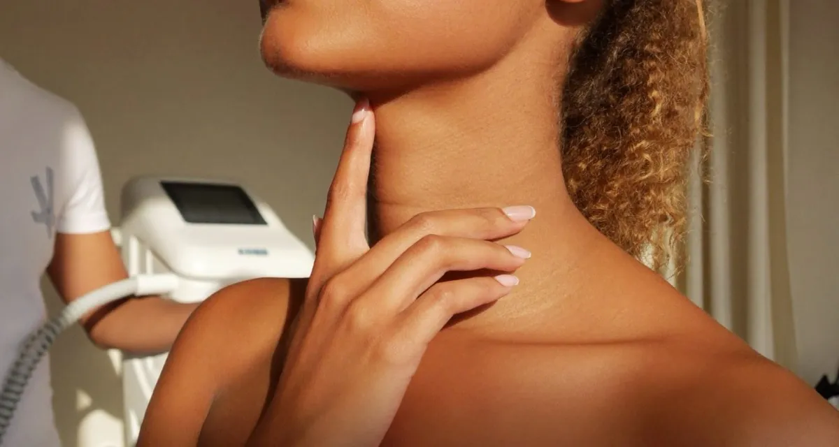 A microneedling treatment at Beleza Clinic