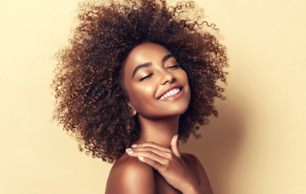 Beautiful black woman Smiling Beleza Medical Aesthetics and Wellness in Severn, MD